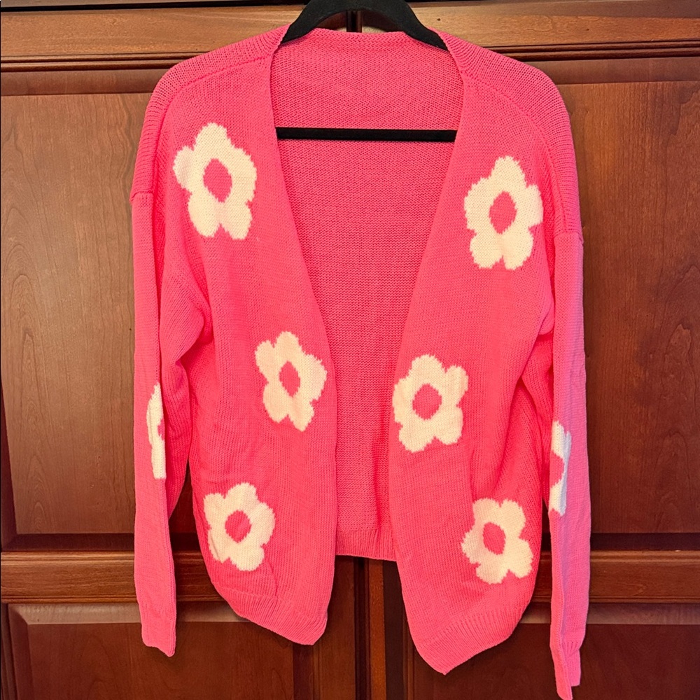Pink acrylic sweater